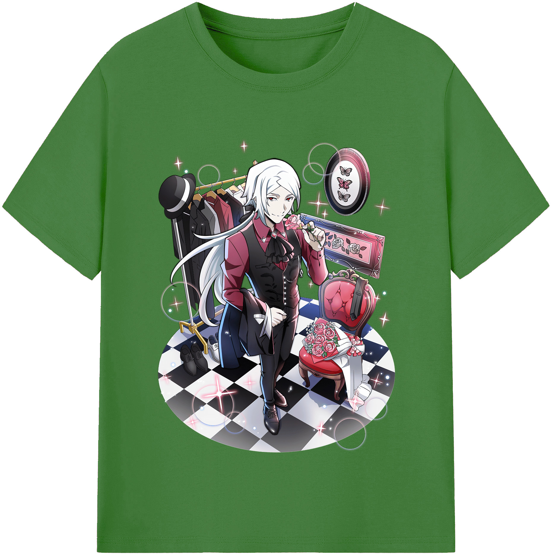 （画像用） 文豪ストレイドッグス Bungo Stray Dogs レディースカジュアルプリントTシャツ（綿100％）